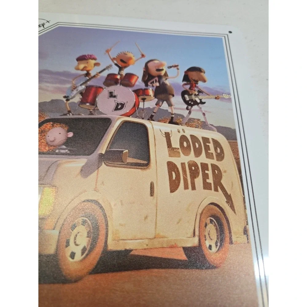 Disney‎ Diary of a Wimpy Kid Rodrick Rules 2022 Metal Tin Sign Loded Diper Wall